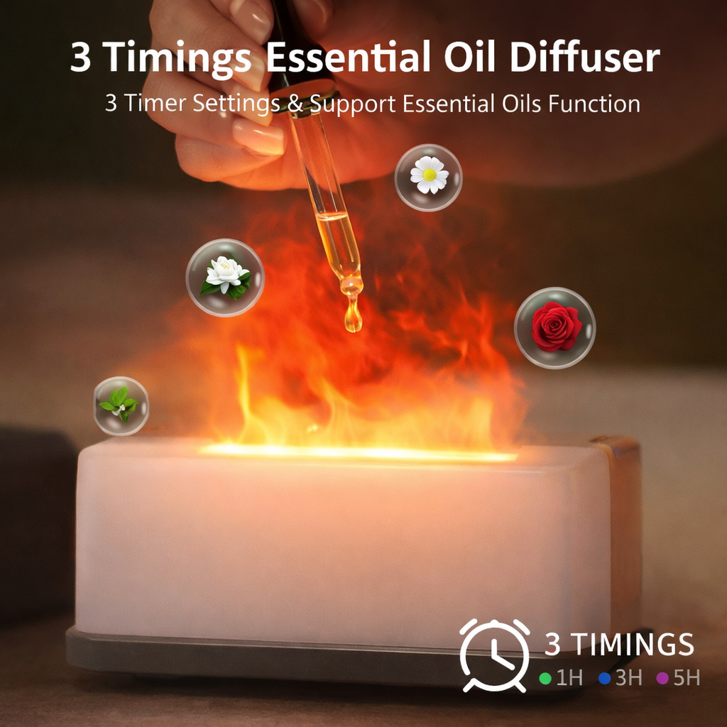 Humidifier for Bedroom – Cool Mist with Soft LED Light