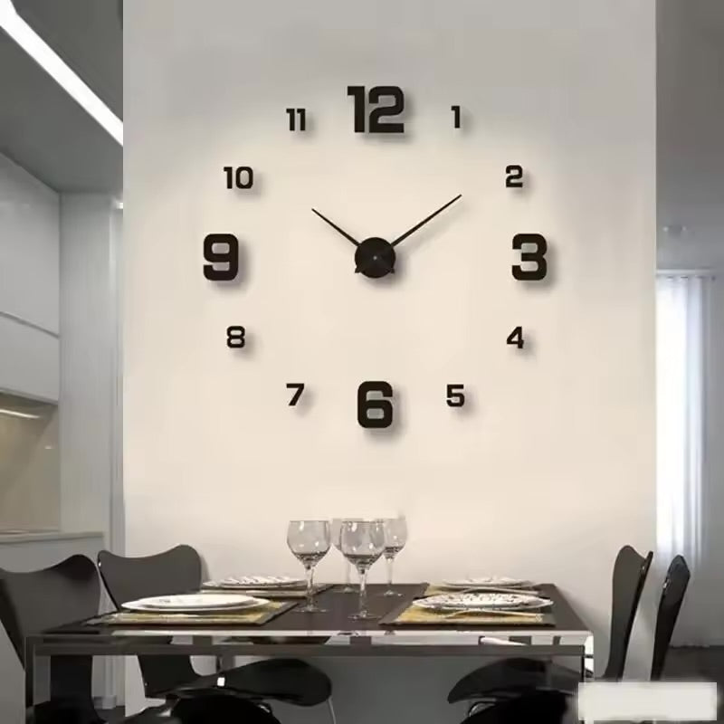 Minimalist Silent Wall Clock for Bedroom & Office