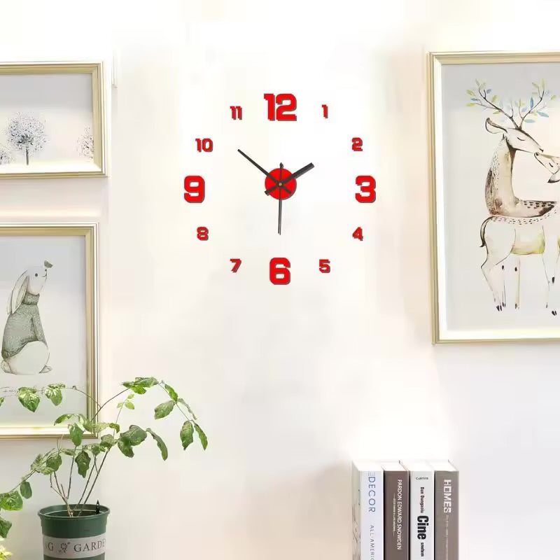 Minimalist Silent Wall Clock for Bedroom & Office