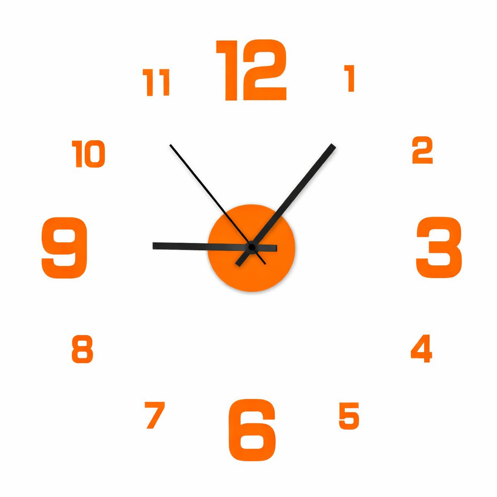 Minimalist Silent Wall Clock for Bedroom & Office