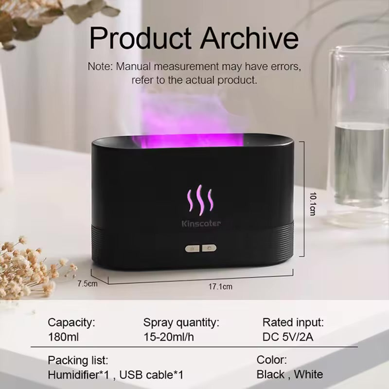Humidifier for Bedroom – Cool Mist with Soft LED Light
