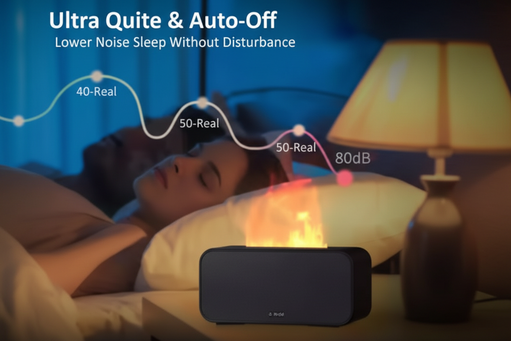 Humidifier for Bedroom – Cool Mist with Soft LED Light